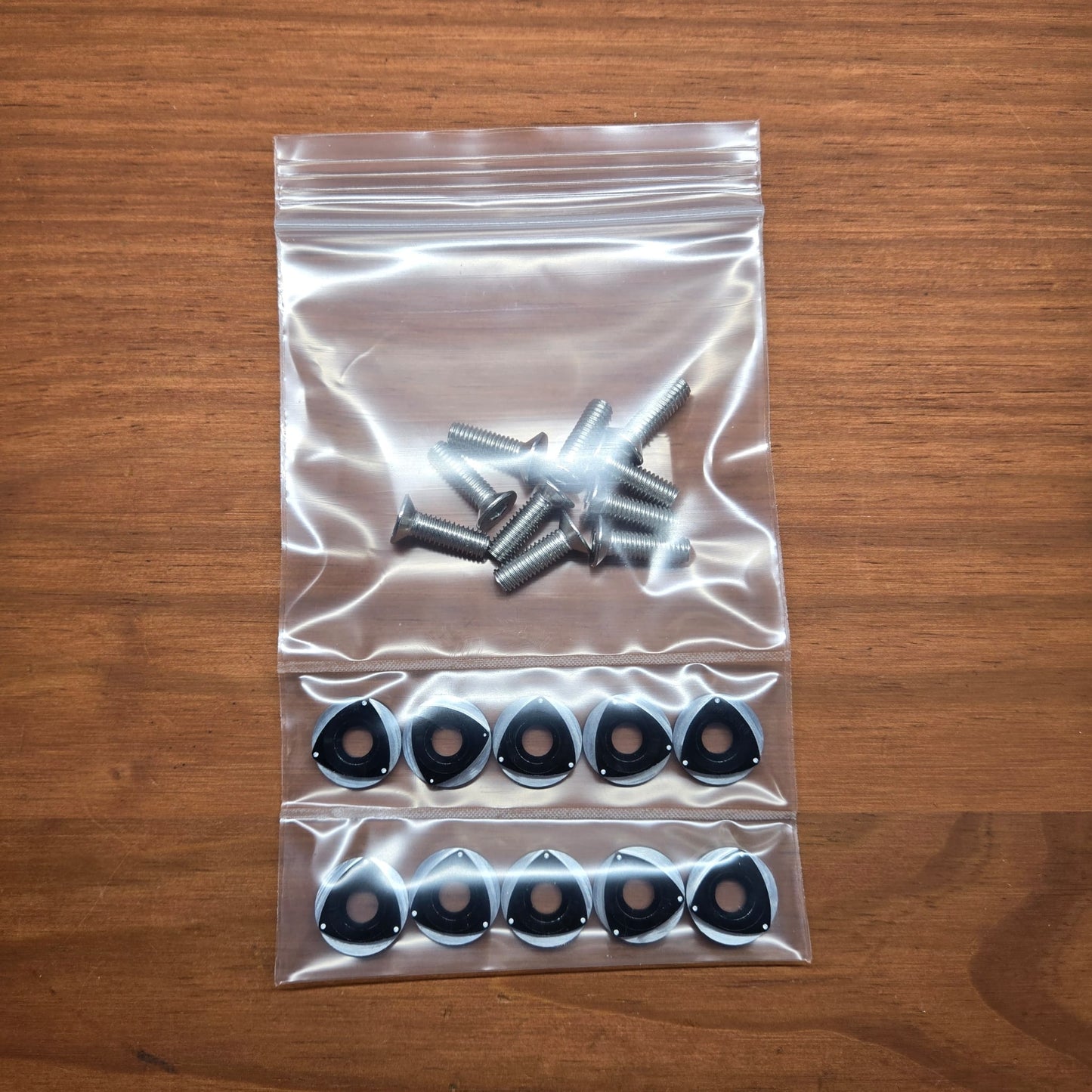 ROTOR FENDER WASHER (10 pcs) BLACK