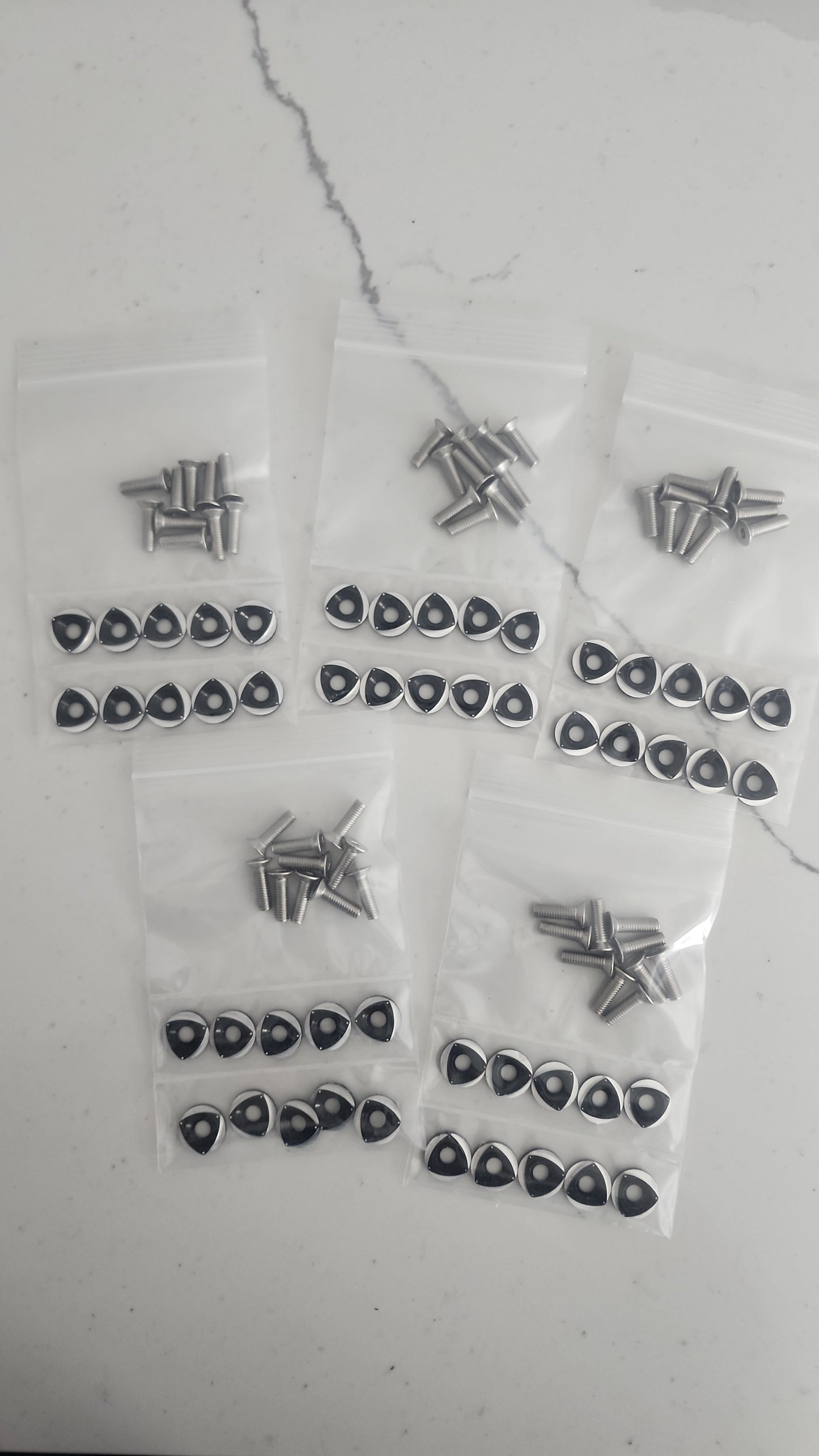 ROTOR FENDER WASHER (10 pcs) BLACK