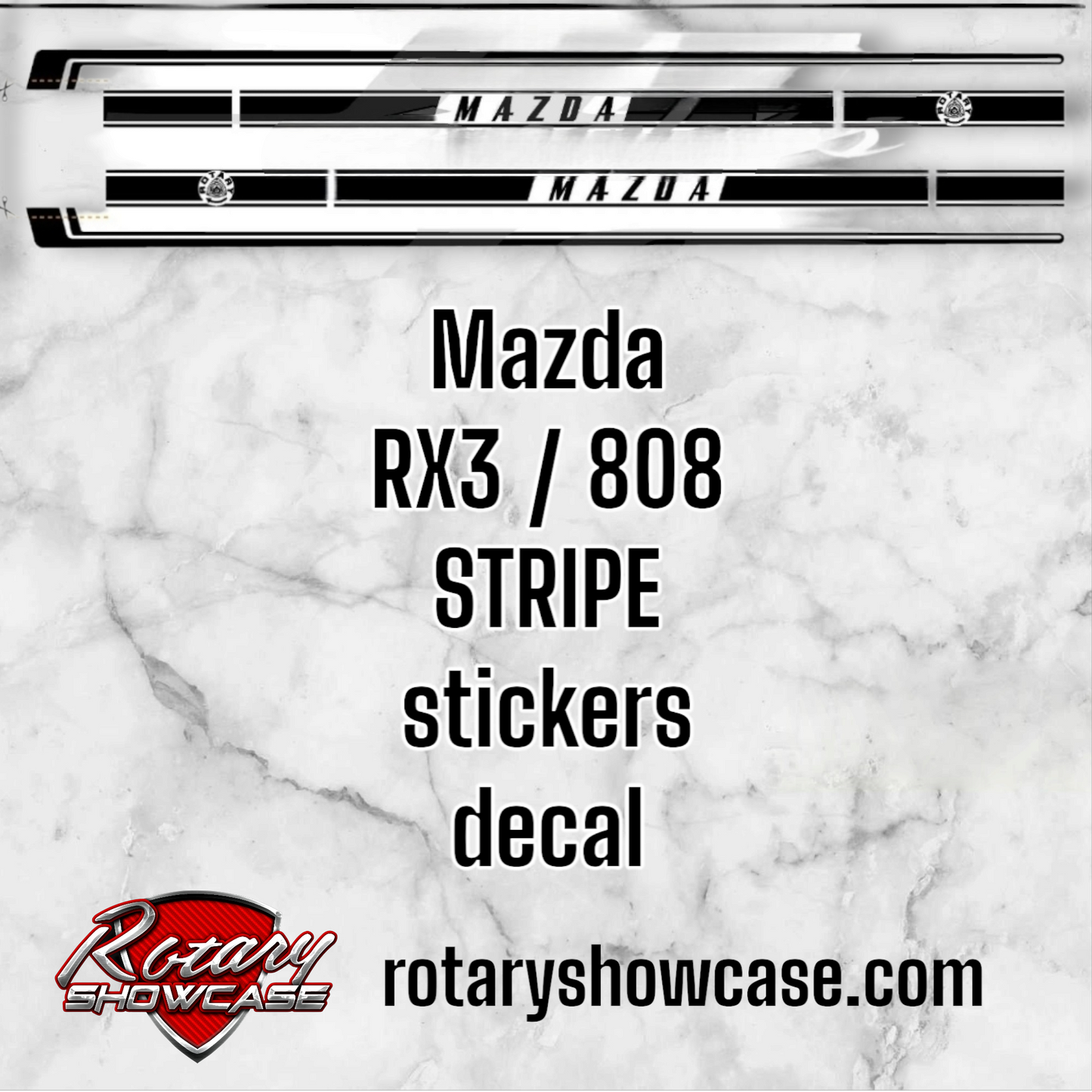 Mazda RX3 / 808 DECAL