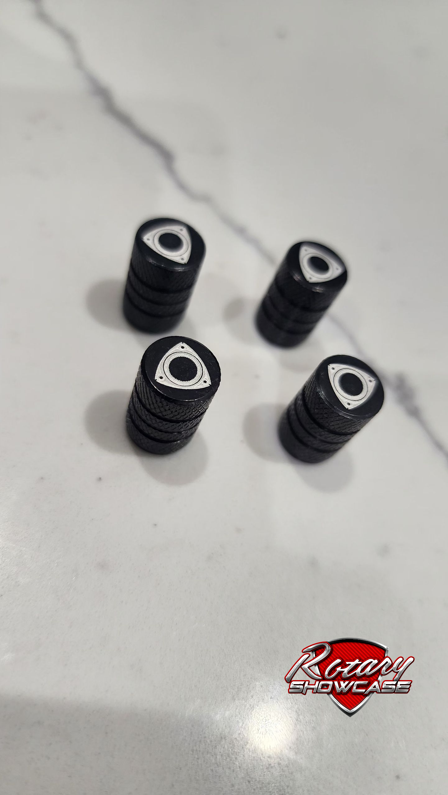 Rotor Valve caps (black)