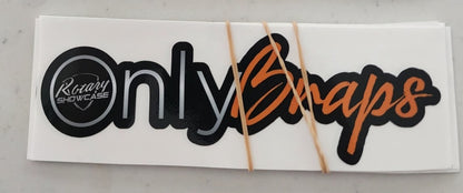OnlyBraps decals                 Rotary Showcase (each one) pick the color .