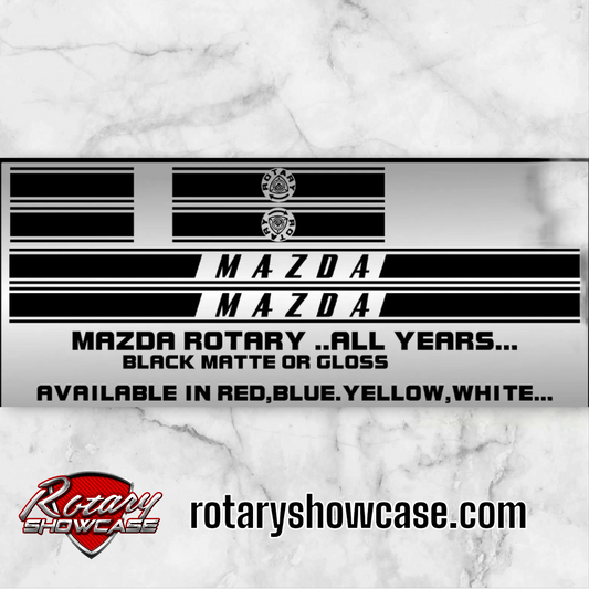 MAZDA ROTARY SIDE STRIPE STICKER DECAL