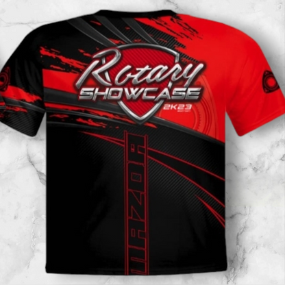 Rotary Showcase T Shirt 2K23 (Only size XL) Red/Black mazda