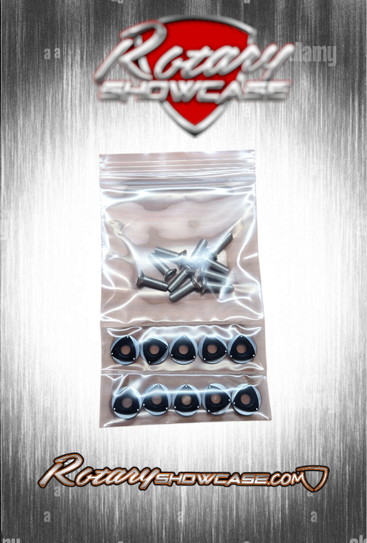 ROTOR FENDER WASHER  (10 pcs) BLACK