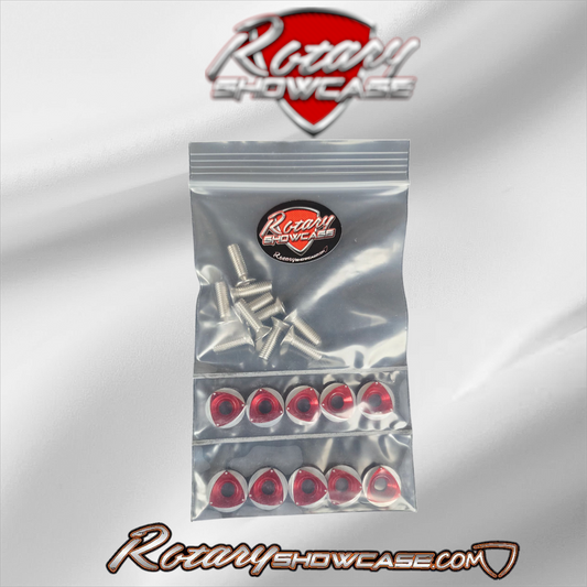 ROTOR FERDER WASHERS (10 PCS) RED