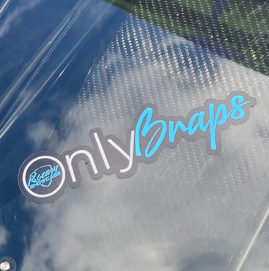 Sticker OnlyBraps   Rotary Showcase