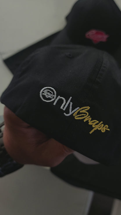 RS Hat Black oficial logo (OnlyBraps)