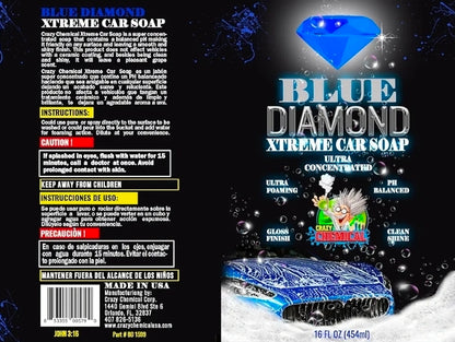 Blue Diamond Xtreme Car Soap 16 fl oz (Ultra Foaming)