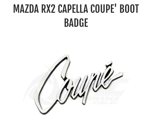 Mazda RX2 Coupe Boot badge
