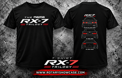 MAZDA RX7 TRILOGY T SHIRTS