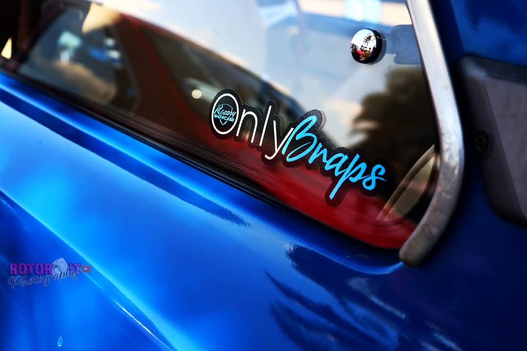 OnlyBraps decals                 Rotary Showcase (each one) pick the color .